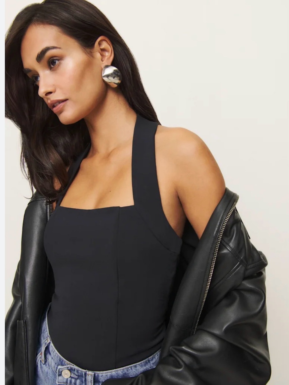 ✨ Reformation Finnian Knit Halter Top